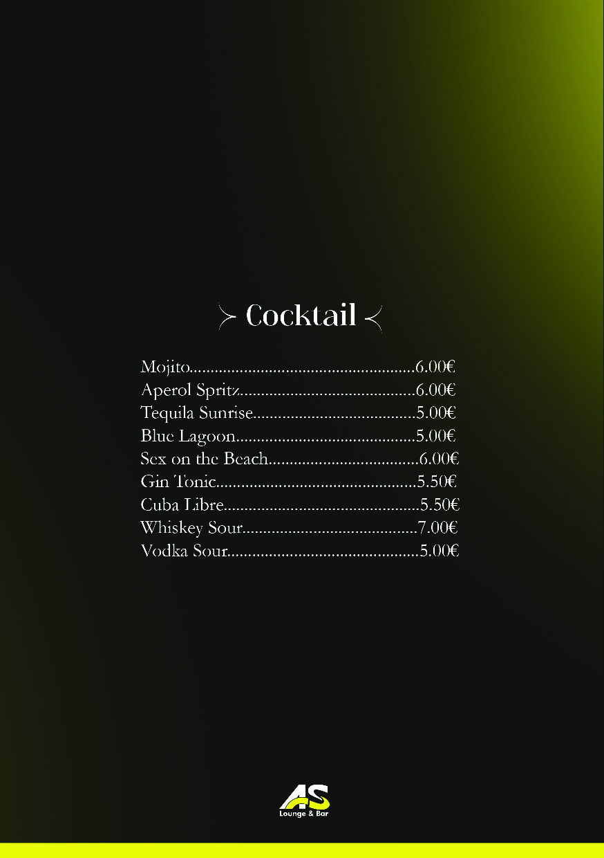 Menu Page