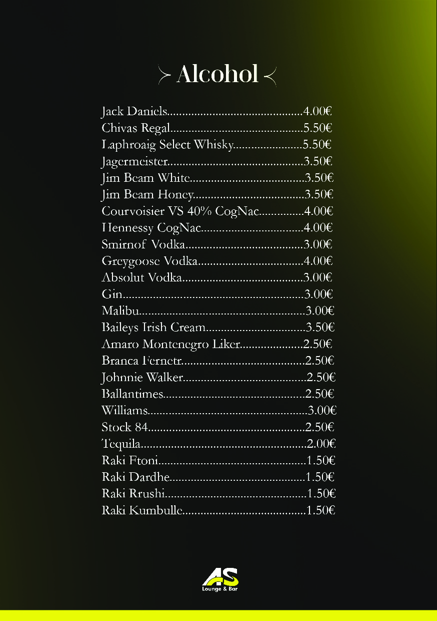 Menu Page
